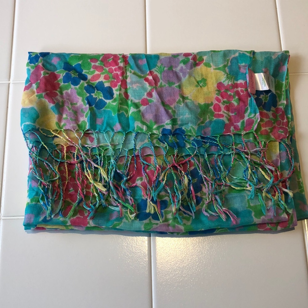 Lilly Pulitzer Flower Scarf